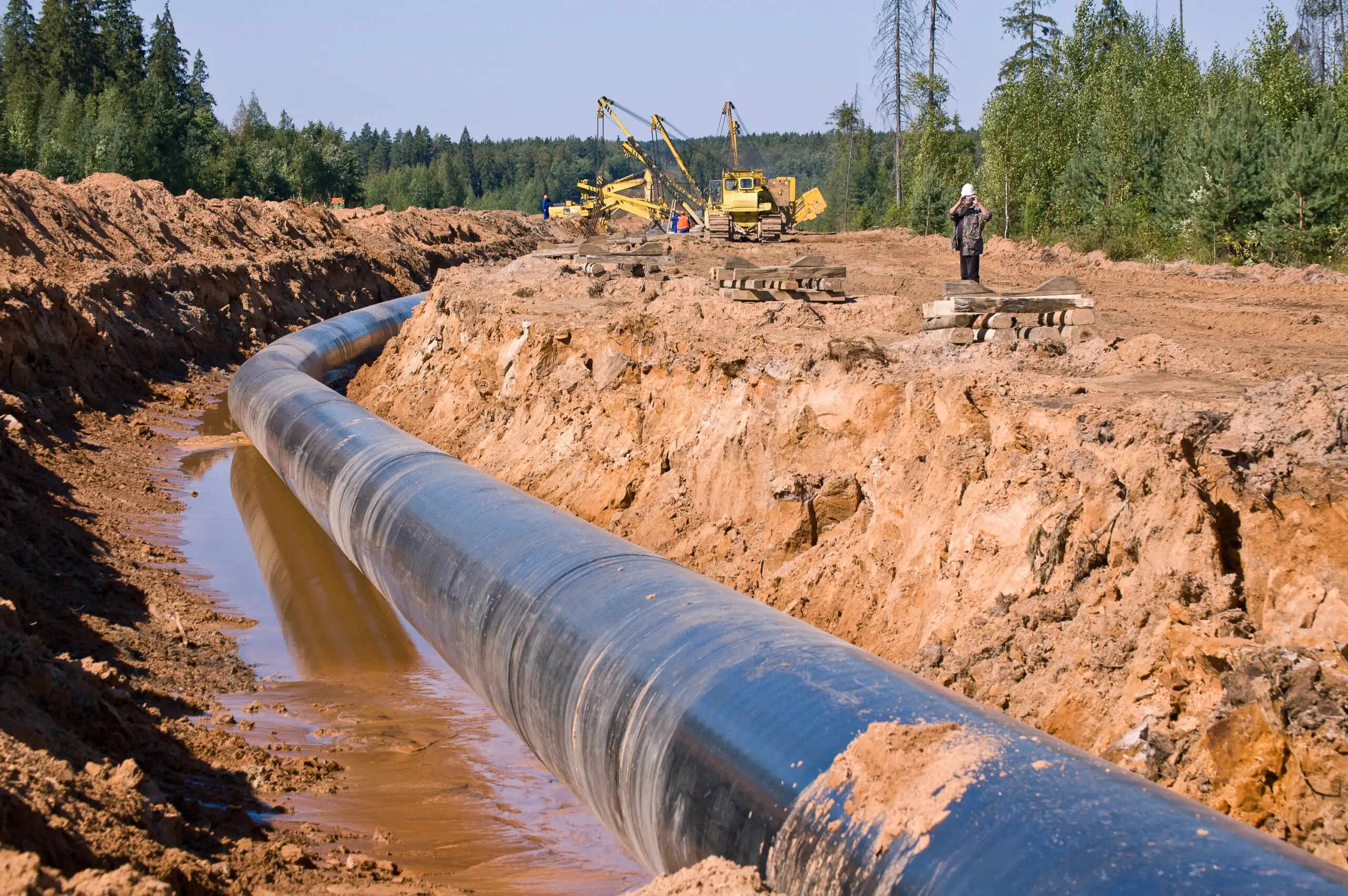 pipeline-in-mud-pipeline-installation-and-construction-service-agua-global-service-ltd-process-plant-company-nigeria-africa